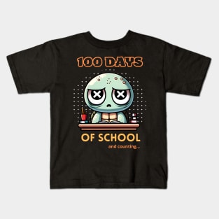 Survived 100 Days of School Tee Kids T-Shirt